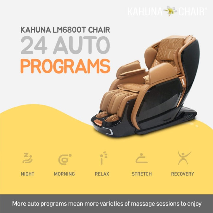 Kahuna Massage Chair LM-6800T - SL-Track Auto Extension