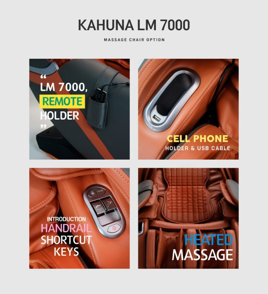 Kahuna Massage Chair LM-7000 - Spot target massage Voice Recognition