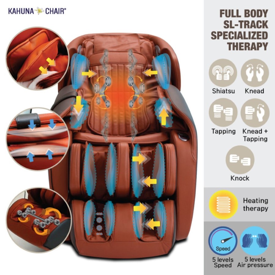 Kahuna Massage Chair LM-7000 - Spot target massage Voice Recognition